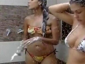 Big Brother Brasil Grupo Tomando Banho Porn