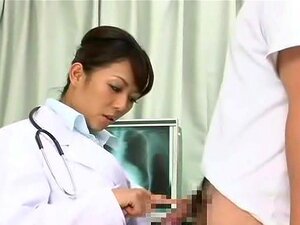 CFNM Subtítulo Japonês Doutor Handjob Instrucional Porn